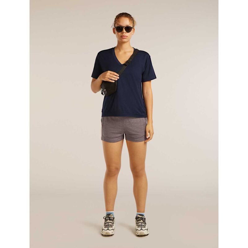 Icebreaker W Merino 150 Tech Lite SS Relaxed V Neck Tee image number 2